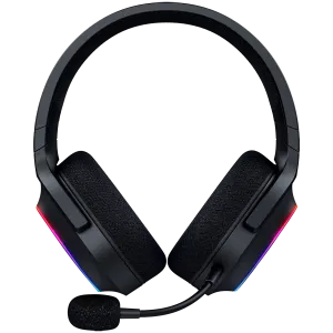 Razer Barracuda X Chroma, Gaming Headset, Black, Oval Ear Cushions, 2.4 GHz Wireless / Bluetooth, Breathable Fabric with Memory Foam Cushions, Detachable Razer™ HyperClear Cardioid Mic, 7.1 Surround sound: Only available on Windows 10 64-bit (or higher)