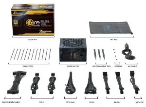 Seasonic PSU ATX 3.1 750W Gold, Full Modular, PCIe 5.1 - CORE GX-750 V2 - SRP-CGX751-A5A32SF