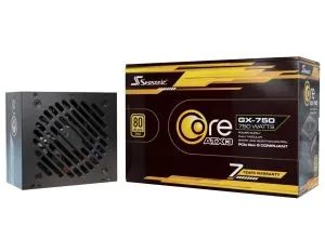 Seasonic PSU ATX 3.1 750W Gold, Full Modular, PCIe 5.1 - CORE GX-750 V2 - SRP-CGX751-A5A32SF
