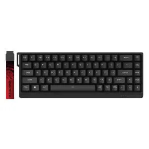 Madlions Professional Gaming Mechanical Keyboard MAD 68 HE RGB - 1K, Magnetic Amber Pro Switches - Black