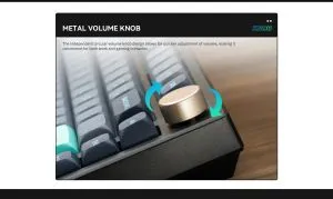 VGN безжична геймърска механична клавиатура Wireless Gaming Mechanical Keyboard - N75 PRO Caribbean Blue - Kailh Vaporwave Switches, RGB