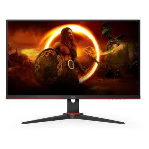 Монитор AOC 27G2SPAE/BK, 27" IPS WLED, 1920x1080@165Hz, 4ms GtG, 1ms MPRT, 250cd/m2, 1000:1, DCR 80M:1, Adaptive Sync, FlickerFree, Low Blue Mode, 2Wx2, Tilt, D-SUB, HDMI, DP