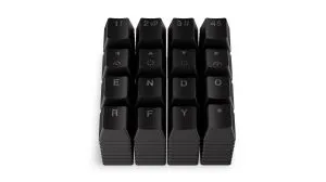 Keycaps ENDORFY - 124 pcs PBT - Black