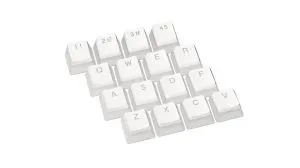Keycaps ENDORFY - 104 pcs PBT - Onyx White