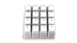 Keycaps ENDORFY - 104 pcs PBT - Onyx White