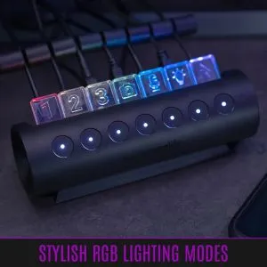Streamplify стрийминг хъб/дек Streaming HUB CTRL 7 RGB - 7 x USB-A - SPUH-HC71217.11