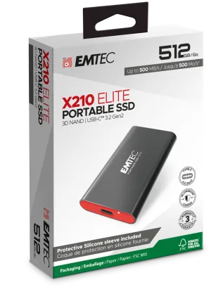 EMTEC EXT SSD X210 512GB 3.2G2