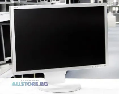 NEC EA221WM, 22" 1680x1050 WSXGA+16:10 Stereo Speakers + USB Hub, Silver/White, Grade A