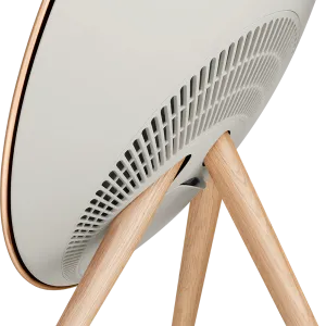Beosound A9 5th Gen Speaker Gold Tone (Back Sand/Cover Golden/Legs White Oak)
