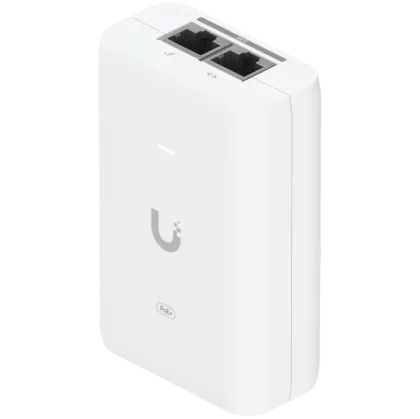 Ubiquiti UACC-PoE+-2.5G 30W of PoE+ adapter for UniFi PoE+ devices, reduce dependency on PoE switch power, and provide a Multi-Gigabit LAN connection