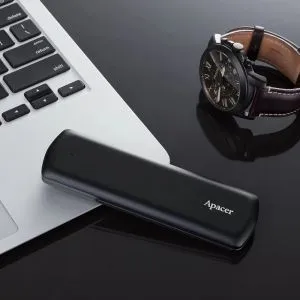 Apacer Външен SSD диск Portable SSD AS721 500GB USB-C 3.2 Gen 2/USB-A 3.2 Gen 1, Military-Grade, Shockproof, Black