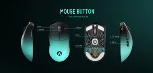 Lamzu MAYA X 8K - Wireless Gaming Mouse - Aimlabs Edition