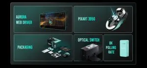 Lamzu MAYA X 8K - Wireless Gaming Mouse - Aimlabs Edition