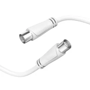 Hama Antenna Cable, Coax Plug - Coax Socket, 5 m, 90 dB