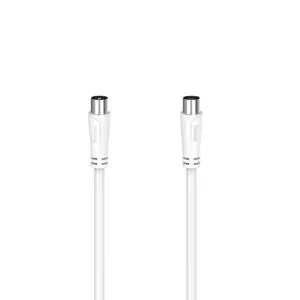 Hama Antenna Cable, Coax Plug - Coax Socket, 5 m, 90 dB