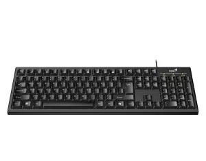 Genius клавиатура кирилизирана Smart Keyboard KB-100 Black - AI, BG Layout, USB