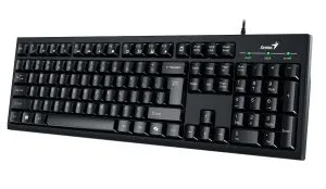 Genius клавиатура кирилизирана Smart Keyboard KB-100 Black - AI, BG Layout, USB
