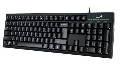 Genius клавиатура кирилизирана Smart Keyboard KB-100 Black - AI, BG Layout, USB