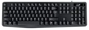 Genius клавиатура кирилизирана Smart Keyboard KB-117 Black - AI, BG Layout, USB
