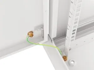 Комуникационен шкаф Lanberg rack cabinet 19" wall-mount 12U/600x450 for self-assembly with metal door grey (flat pack)