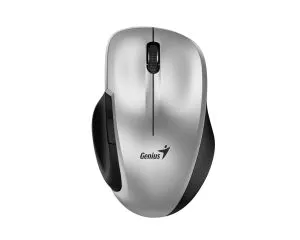 Genius Mouse Wireless Silent - Ergo 8200S Silver - Silent, 2.4GHz, USB-C receiver
