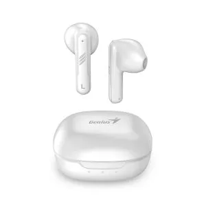 Genius безжични слушалки TWS Bluetooth 5.3 Earphones HS-M905BT White