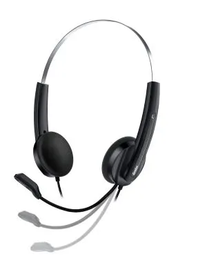 Genius слушалки с микрофон Headset HS-220U - AI, USB-C, Mic, Black