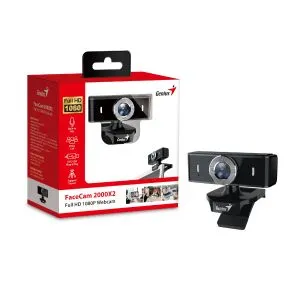 Genius уеб камера Web Camera 2000X2 - 1080p, Black