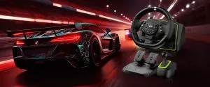 Genius Racing Wheel with pedals SpeedMaster X2 - Gear shifter, Pedals, Dual-motor vibration