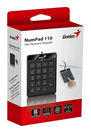 Genius цифрова клавиатура кийпад Keypad USB NumPad 110
