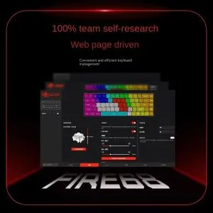 Madlions Professional Gaming Mechanical Keyboard FIRE 68 RGB - 8K, Gateron Dual-Rail Magnetic Switches [Linear], RGB - Black