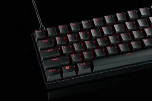 Madlions Professional Gaming Mechanical Keyboard FIRE 68 RGB - 8K, Gateron Dual-Rail Magnetic Switches [Linear], RGB - Black