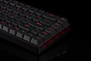 Madlions Professional Gaming Mechanical Keyboard FIRE 68 RGB - 8K, Gateron Dual-Rail Magnetic Switches [Linear], RGB - Black