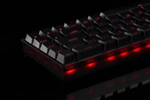 Madlions Professional Gaming Mechanical Keyboard FIRE 68 RGB - 8K, Gateron Dual-Rail Magnetic Switches [Linear], RGB - Black