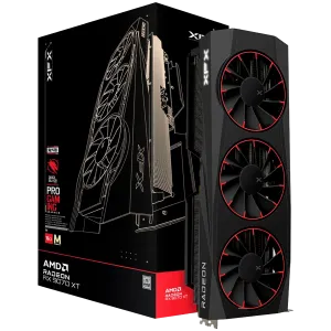 XFX Quicksilver AMD Radeon RX 9070XT Magnetic Air Edition with 16GB GDDR6 HDMI 3xDP AMD RDNA 4
