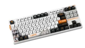 VGN професионална безжична геймърска механична клавиатура Wireless Professional Gaming Mechanical Keyboard - V87 PRO Diana - Aniya Switches, BT5.0, 2.4G