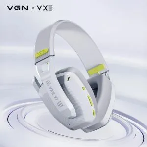 VGN безжични геймърски слушалки Wireless Gaming Headphones - SIREN V1 White - Bluetooth 5.3, 2.4G