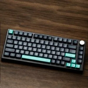 VGN професионална геймърска механична клавиатура Professional Gaming Mechanical Keyboard N75 RGB Caribbean Blue - Power Purple Switches [Tactile]