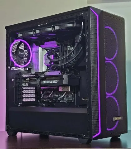 Ryzen 7-9800X3D / RTX 5080 / 64GB RAM / SSD 2TB /  Водно 360мм / Геймърски компютър  DarkReaper 100