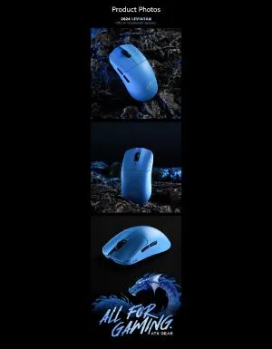 ATK Wireless Gaming Mouse F1 EXTREME LEVIATAN - 8K, Omron Optical Switches, Blue
