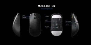 Lamzu INCA 8K - Wireless Gaming Mouse - White