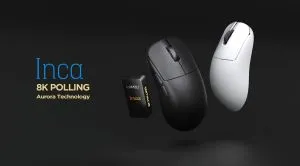 Lamzu INCA 8K - Wireless Gaming Mouse - White