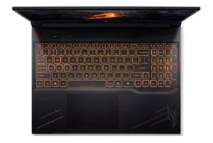 Лаптоп Acer Nitro 16, ANV16-41-R3NF, AMD Ryzen 5 8645HS, (4.30GHz up to 5.00GHz,16MB),16" WQXGA (1920x1600) IPS 165Hz, 1*16GB DDR5 (1 slot free), 512 GB PCIe NVMe SSD, GeForce RTX 3050 6GB GDDR6, Wifi 802.11AX, BT 5.3, No Os, Black