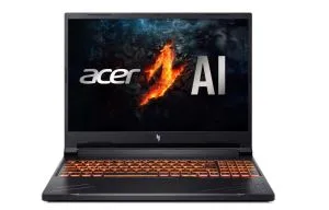 Лаптоп Acer Nitro 16, ANV16-41-R3NF, AMD Ryzen 5 8645HS, (4.30GHz up to 5.00GHz,16MB),16" WQXGA (1920x1600) IPS 165Hz, 1*16GB DDR5 (1 slot free), 512 GB PCIe NVMe SSD, GeForce RTX 3050 6GB GDDR6, Wifi 802.11AX, BT 5.3, No Os, Black