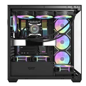 Darkflash Case ATX - DS900 Black - USB-C