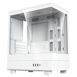 Darkflash Case mATX - DB330M White - Reversed fans included