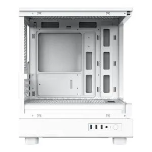 Darkflash Case mATX - DB330M White - Reversed fans included