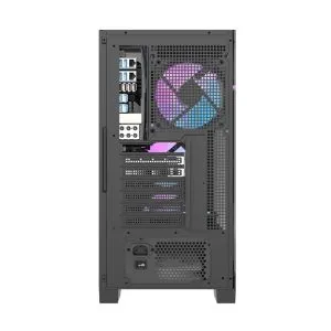 Darkflash кутия Case ATX - DRX70 Mesh Black - Addressable RGB 4 fans, USB-C