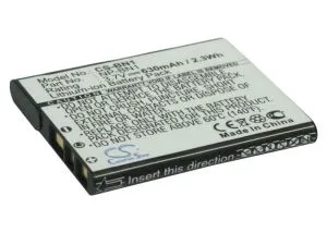 Camera Battery for SONY  NP BN1  LiIon 3.7V 630mAh Cameron Sino