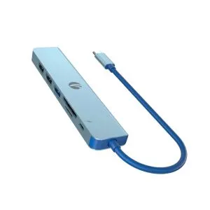 VCom докинг станция Docking Station Type-C 7-in-1 - CUE18 - PD3.0 100W, HDMI, USB3.0 x 1, USB2.0 x 2, SD, TF